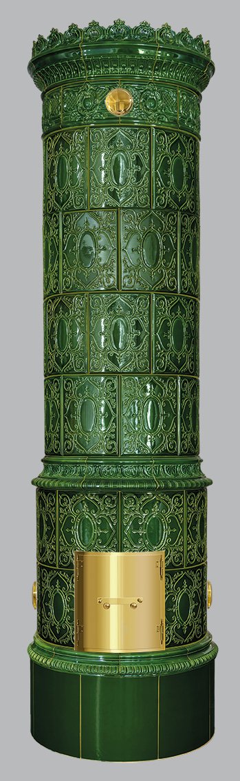 Kakelugn Krona® 76 rektangulära Kakelugn